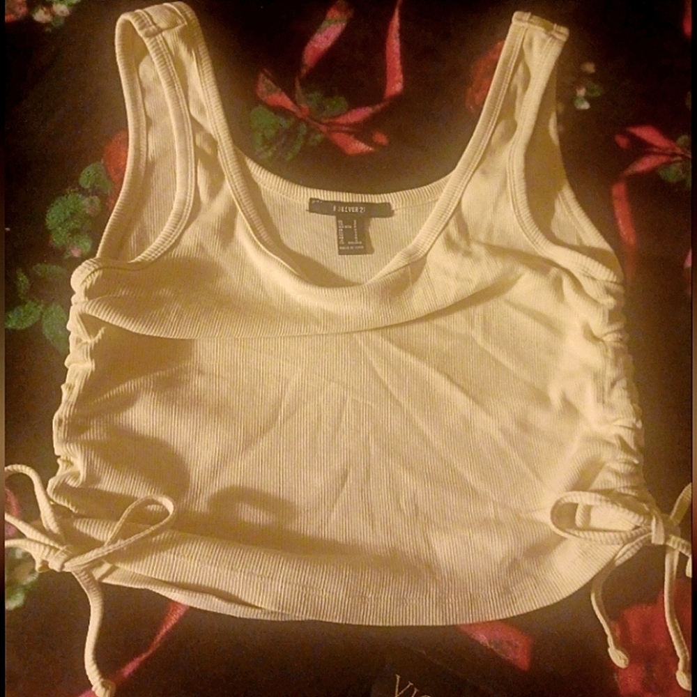 2/$15 FOREVER 21 Sexy Nude/Beige Crop top - STRETCHY TOP